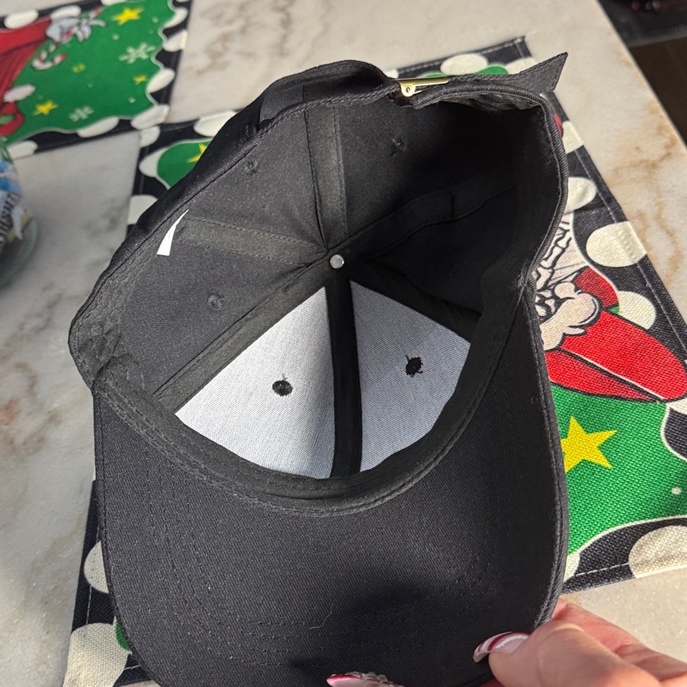 Womens studded black hat - Picture 6 of 7